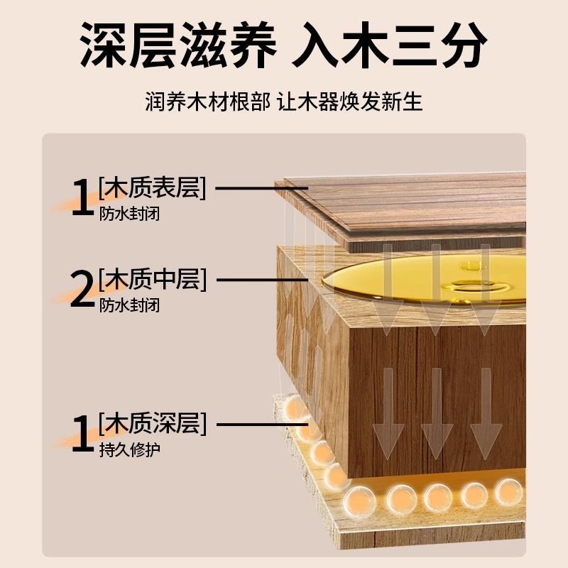 木蜡油实木透明红木家具保养木器清漆防水桐油上色光抛光