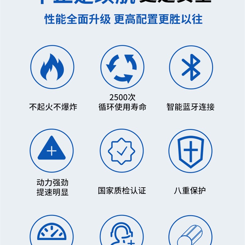 九号电动车B30C电池大容量48V锂电磷酸铁锂B35B40B65B80B90B110P