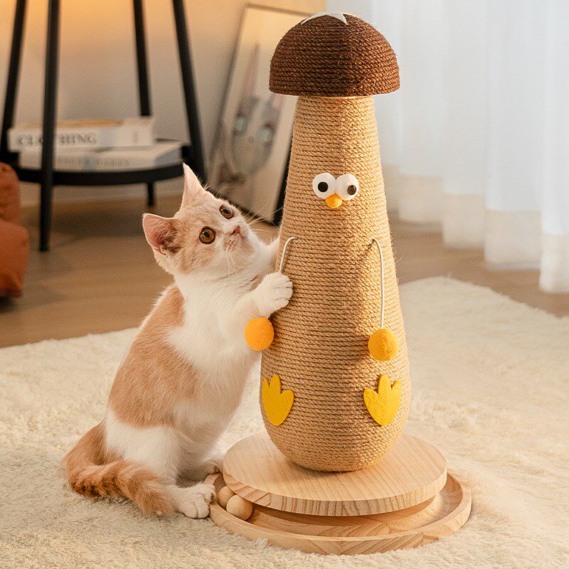 网红逗小猫专用可爱剑麻猫抓板耐磨不掉屑小型剑麻U立式磨爪猫玩