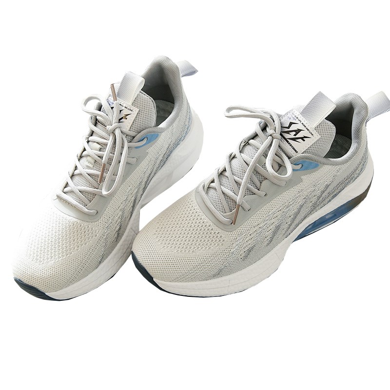 时尚撞色飞织运动鞋男青年潮流透气跑鞋防滑底男士休闲鞋