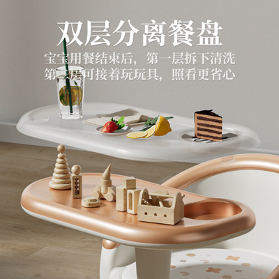 儿童餐椅宝宝吃饭叫叫椅婴儿多功能座椅家用小餐椅板凳靠背吃饭桌