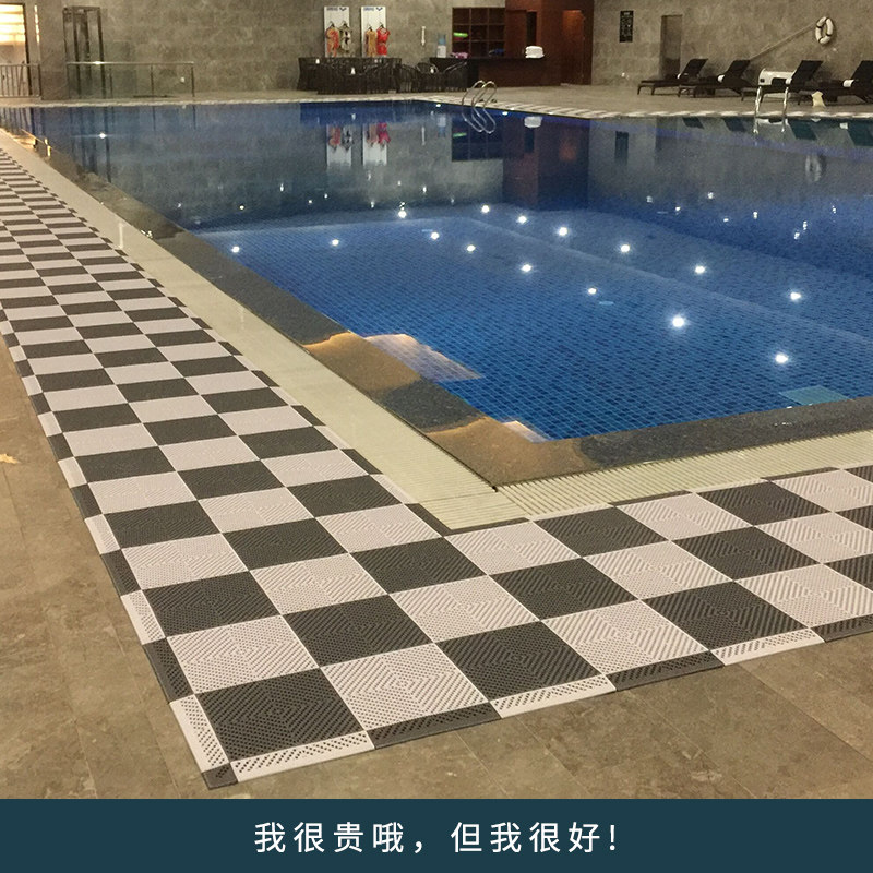 浴室地垫酒店游泳馆镂空防滑脚垫拼接垫疏水垫泳池卫生间拼接地垫