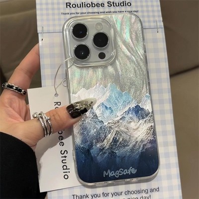 白昼雪山适用苹果17系列手机壳