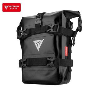 摩多狼机车骑行保险杆边包反光防水快拆车杠包多功能大容量包