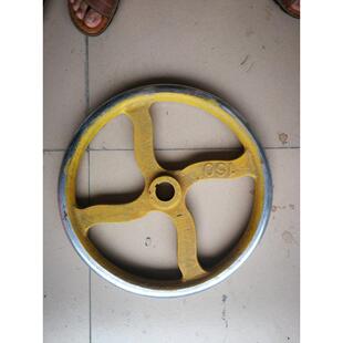 手动压盘机原装配件冲压机飞轮手压滑块手压啤酒机手轮冲床偏心轴