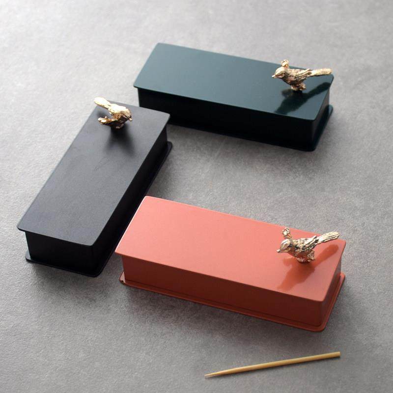 家用个性创意客厅轻奢牙签盒不锈钢客厅餐厅酒店牙签罐牙签收纳盒,收纳整理,牙签盒,淘宝优惠券,粉丝福利购,淘宝优惠卷