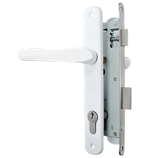 铝合金平开门锁8525门锁执手锁窄面板塑钢门锁8530门锁推拉门锁扣