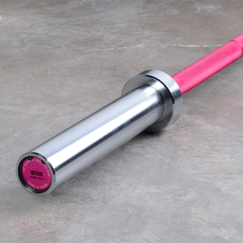 杠铃杆商用奥杆轻型女子热身杠铃72寸深蹲硬拉彩色杆铝质健身器材