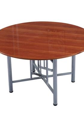 家用餐桌实木大圆桌吃饭桌子8人1B0人12人折叠圆桌面酒店饭店宴会