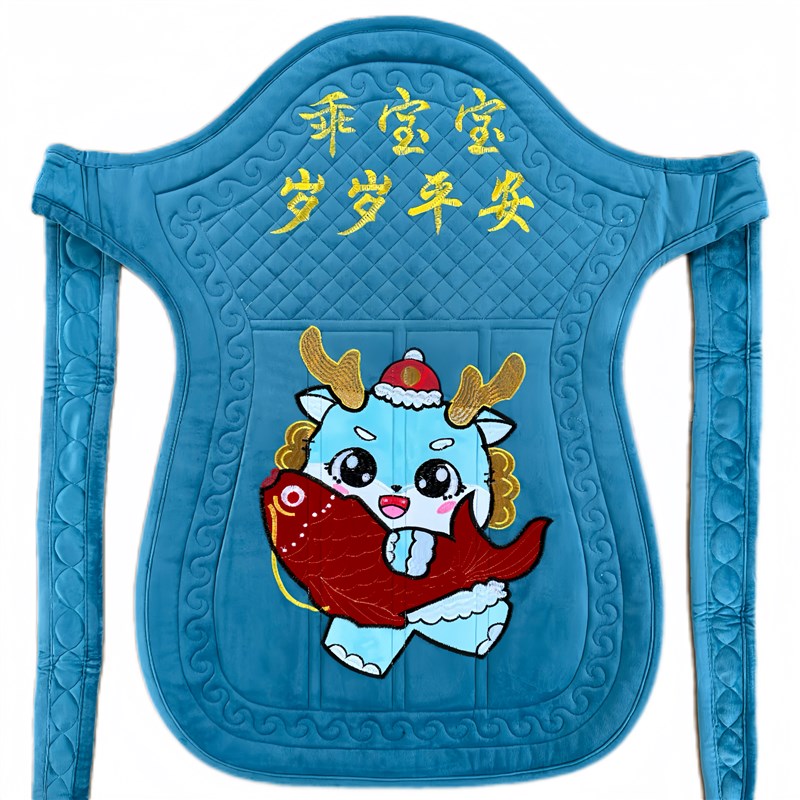 新云南贵州四川传统老式婴儿背带背小孩背扇背巾春秋冬纳雍绣花前