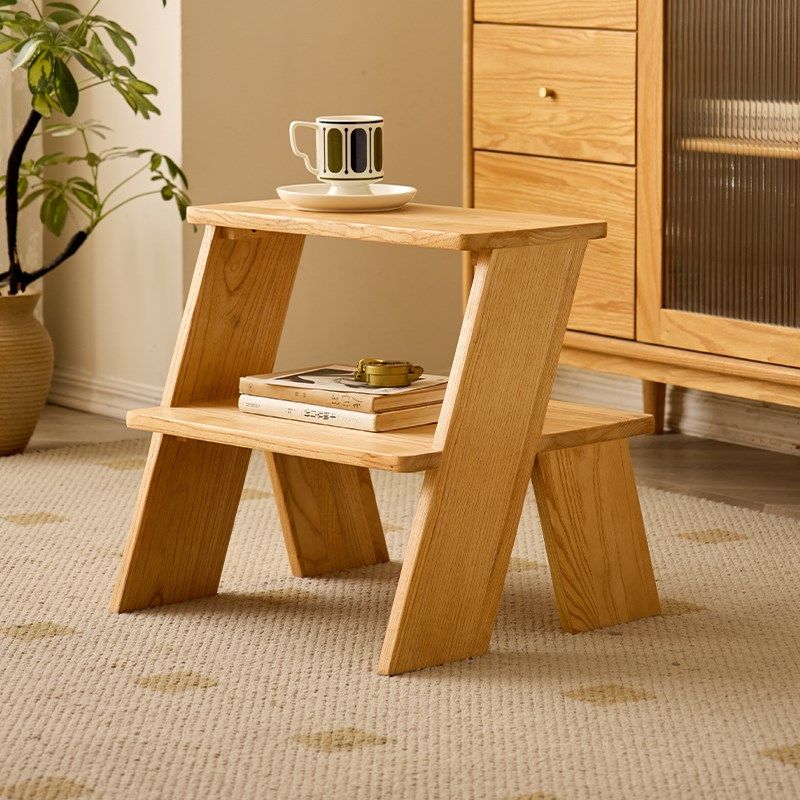 实木梯凳中古风脚凳家用简易换鞋凳多功能沙发边几床头置物小板凳,住宅家具,梯凳,淘宝优惠券,粉丝福利购,淘宝优惠卷