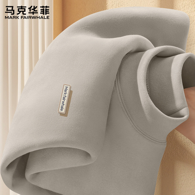 马克华菲打底衫男双面德绒