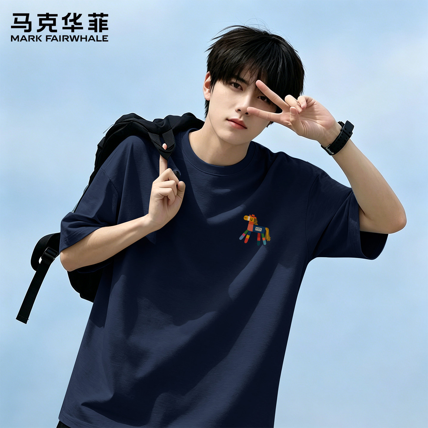 马克华菲男款短袖夏季