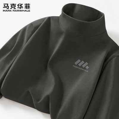 马克华菲德绒打底衫男2025新款