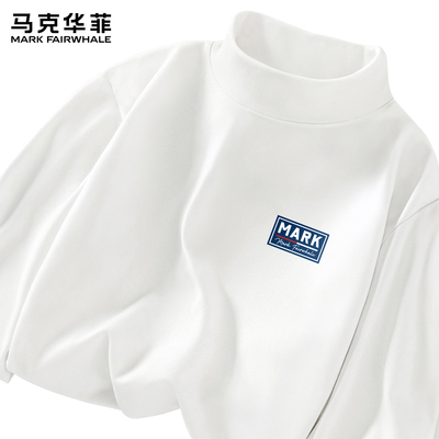 马克华菲双面德绒打底衫男士