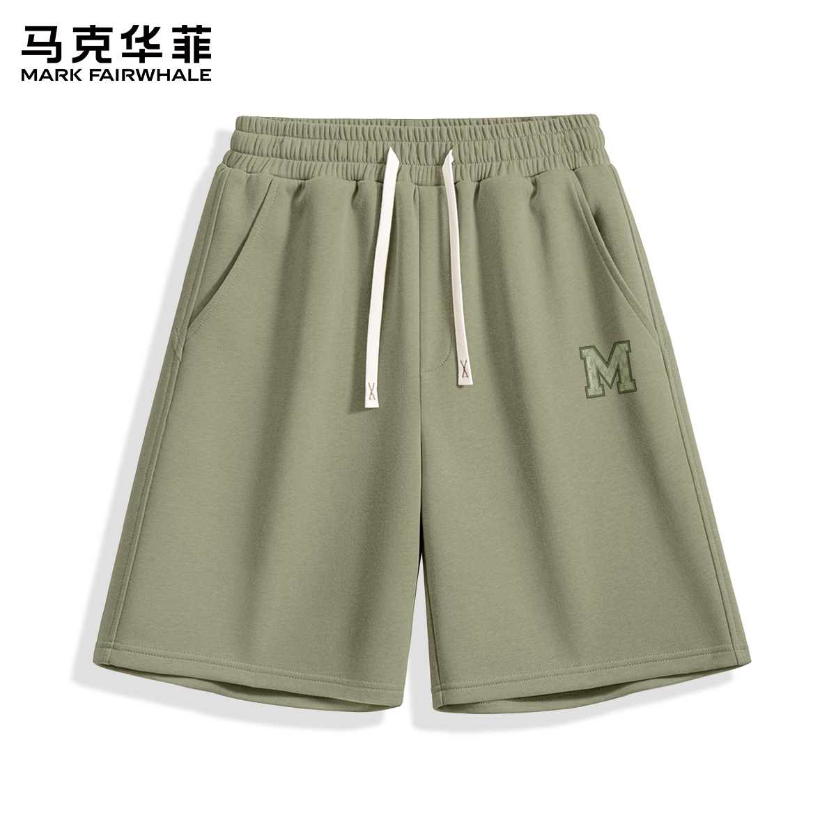 马克华菲短裤男士直筒2025新款夏季篮球运动休闲裤男款五分裤子薄