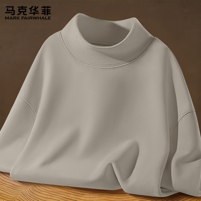 马克华菲德绒打底衫男士保暖