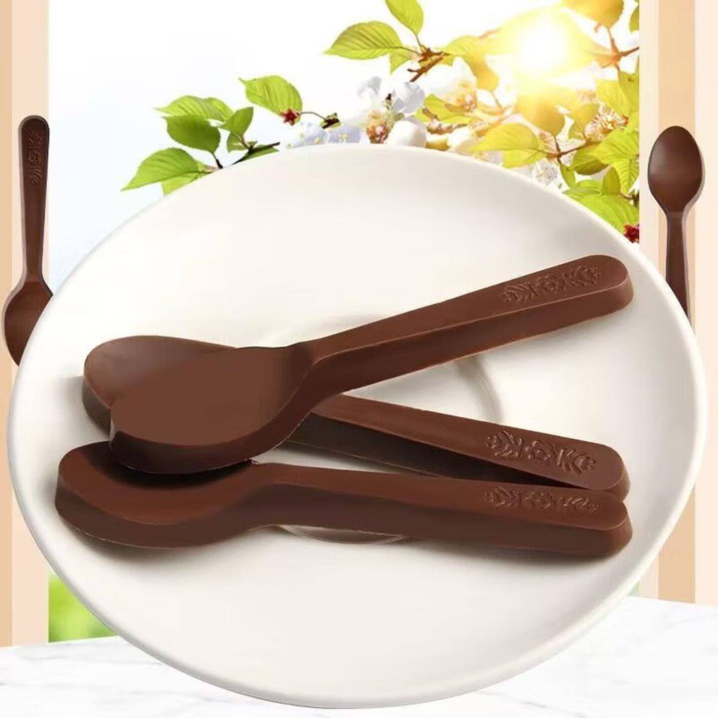 巧克力勺子造型包装可爱造型网红儿童零食可食用搞怪(代可可脂)