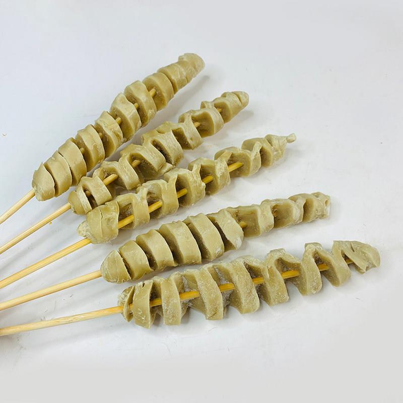 新品40克手工烤面筋串商用冷冻半成品油炸小吃烧烤食材炸串原味