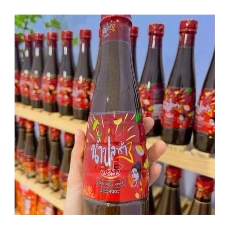 新货泰国网红Mae IPim臭鱼酱400ml青木瓜沙拉泰式Mam tron goi th