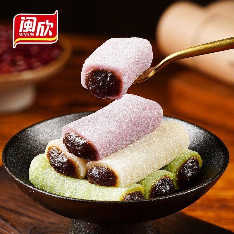 桂花条头糕上海风味特产红豆糯米团头条糕网红青团绿豆糕小吃