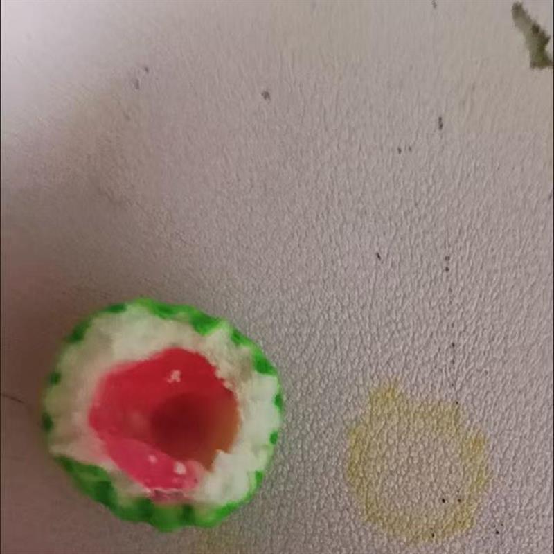空心夹心西瓜泡泡糖约185颗桶装爆浆口香糖果怀旧零食6-200颗