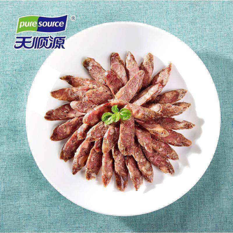 天顺源牛肉香槟肠160g清真哈尔滨红肠肉肠东北特产货源充足