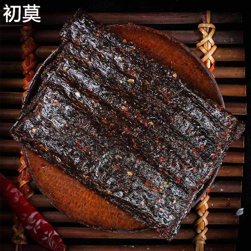 玉峰香辣蹄筋辣条素手撕板筋牛筋90袋*16克包邮 8090后怀旧小零食