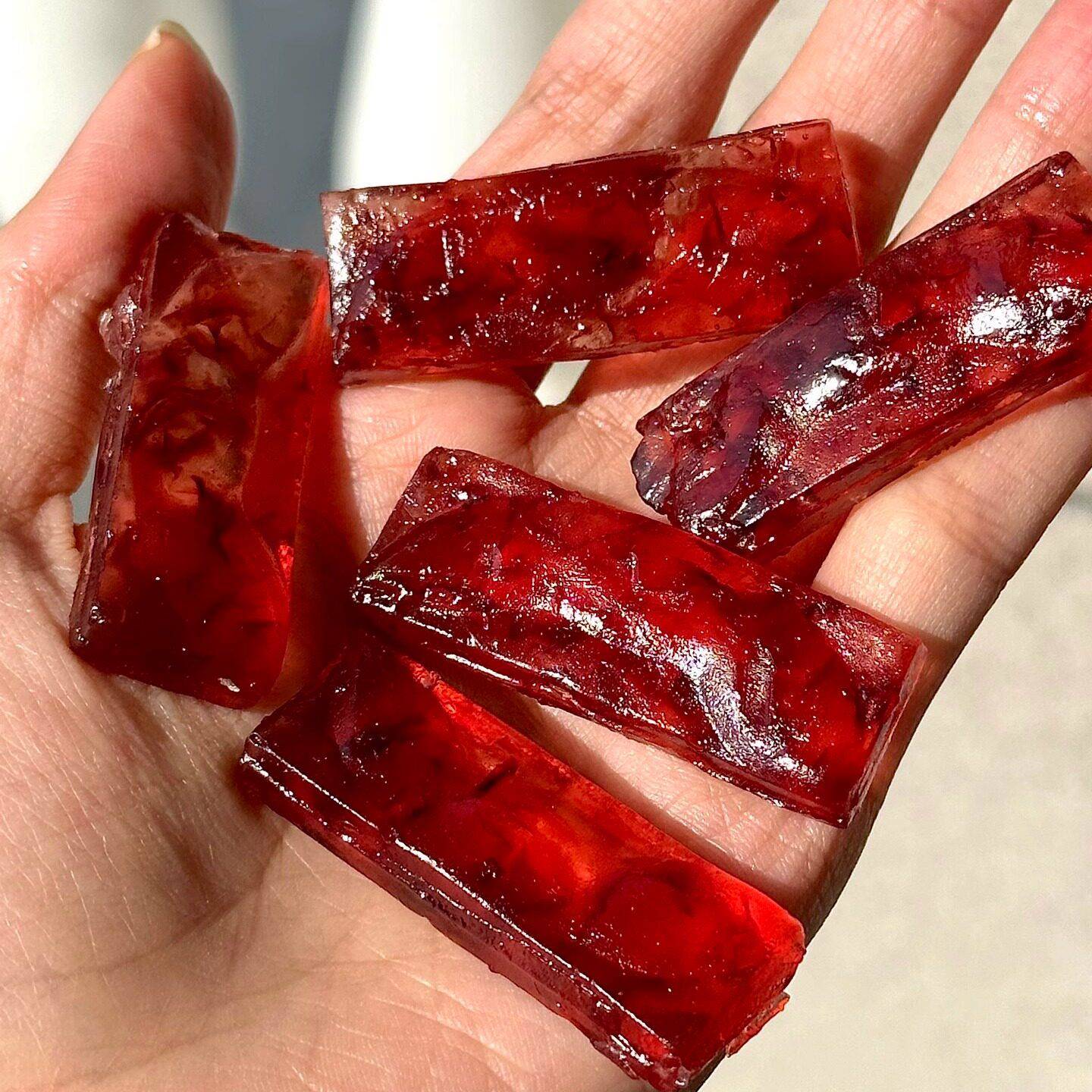 新品振中十九怪云南玫瑰饴玫瑰花糖玫瑰酸角糕芒果酸角糕冻糖软糕