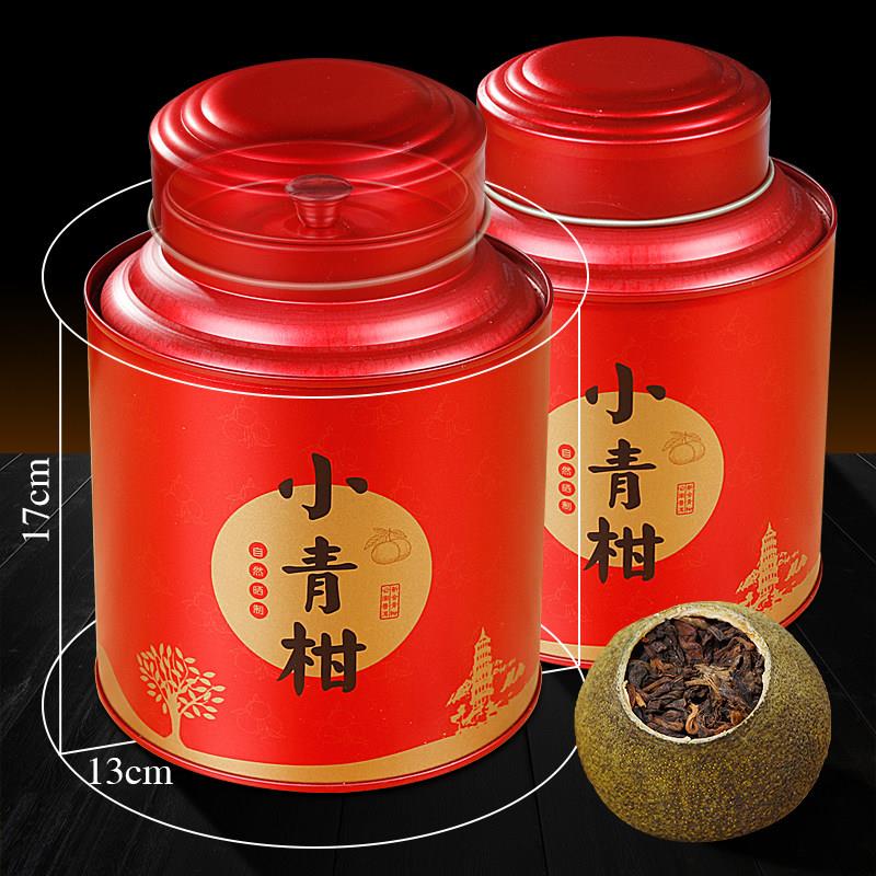 新品小青柑 大份量500g罐装十年陈宫廷陈皮普洱茶新会柑普茶橘桔