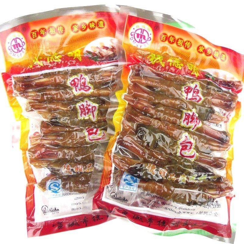 钱德明鸭脚包鸭翅膀大礼盒安徽宣城特产水阳三宝鸭掌包真空装包邮