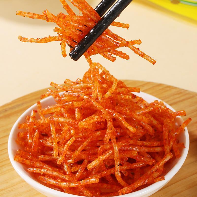 华兴和面制土豆丝辣条童年怀旧麻辣细丝零食儿时解馋小吃休闲食品