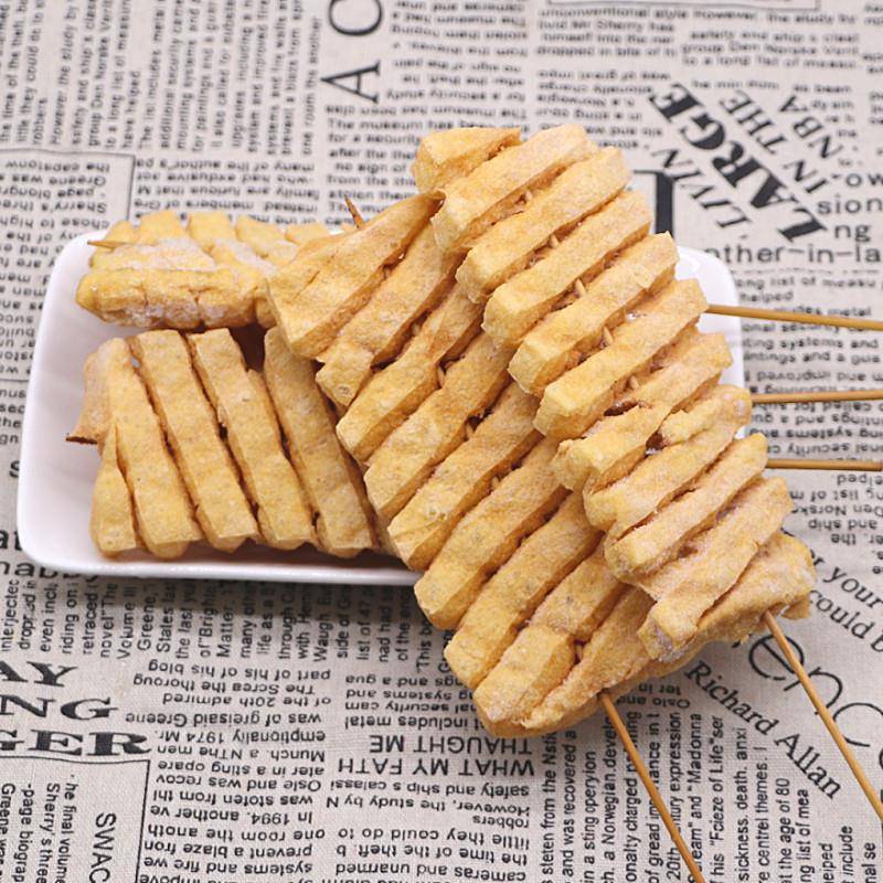 新品烧烤豆腐干串火锅兰花串关东煮食材麻辣烫小吃豆捞食材20串一