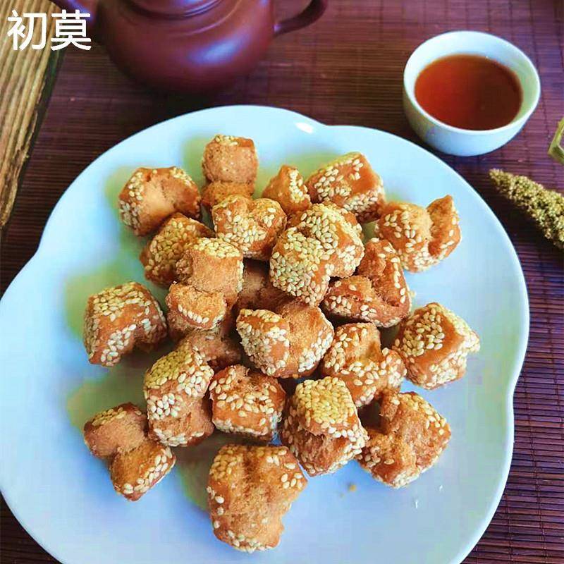 包邮 广西特产玉林开口枣开口笑 油炸食品传统年货小吃 追剧零食
