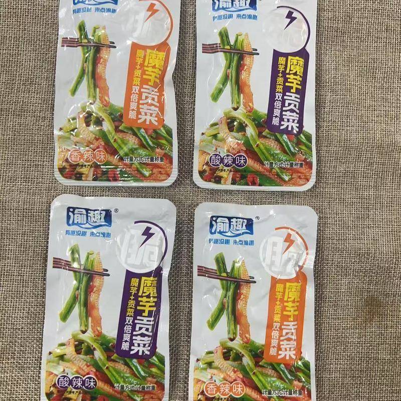 渝趣魔芋丝火锅素毛肚爆汁鸡块独立小包装下饭菜散装称重休闲解馋
