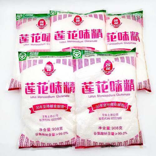 莲花味精908g商用颗粒味精重庆小面凉菜味精另售国泰莎麦天厨味精