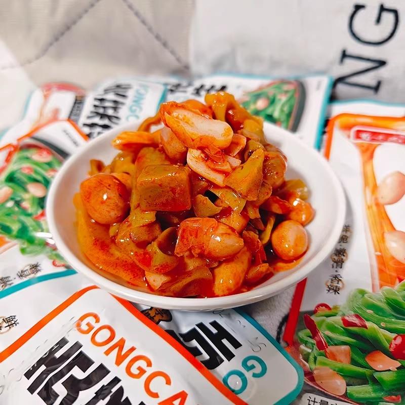 蜀味龙香辣贡菜开袋即食小包装解馋小零食素菜咸菜下酒菜下饭菜