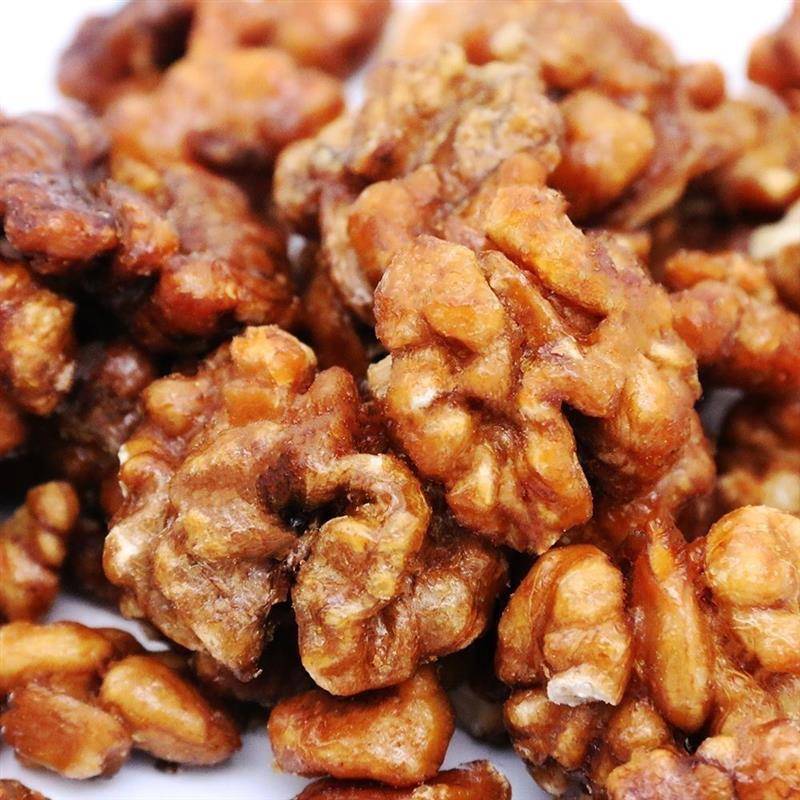 琥珀核桃仁100g袋酥脆蜂蜜熟坚果干果仁烘焙零食独立小包装