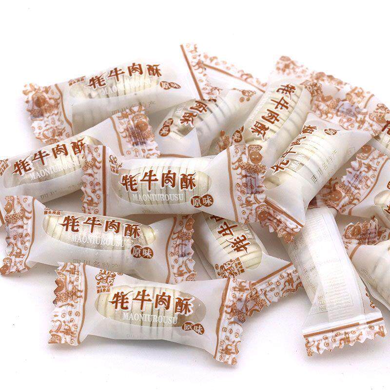 食品四川名特产牦牛肉酥糖袋装500g约70颗酥质糖休闲零食糖果