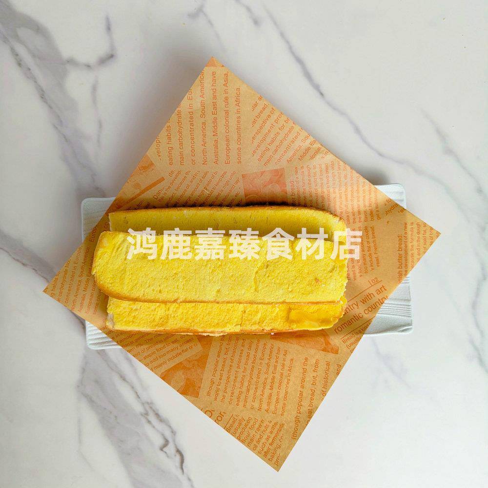 新品烧烤蒜蓉黄油面包片冷冻半成品油炸食材奶香吐司串商用长条面