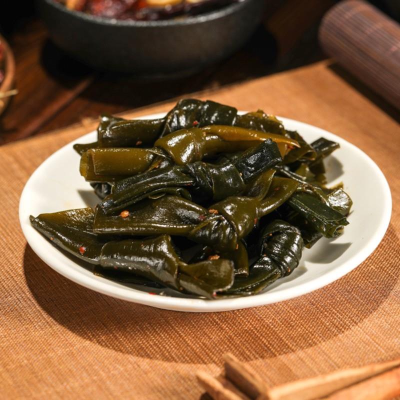 海财紫海带结海带零食称重500克醋香味香辣味真空包装开袋即食