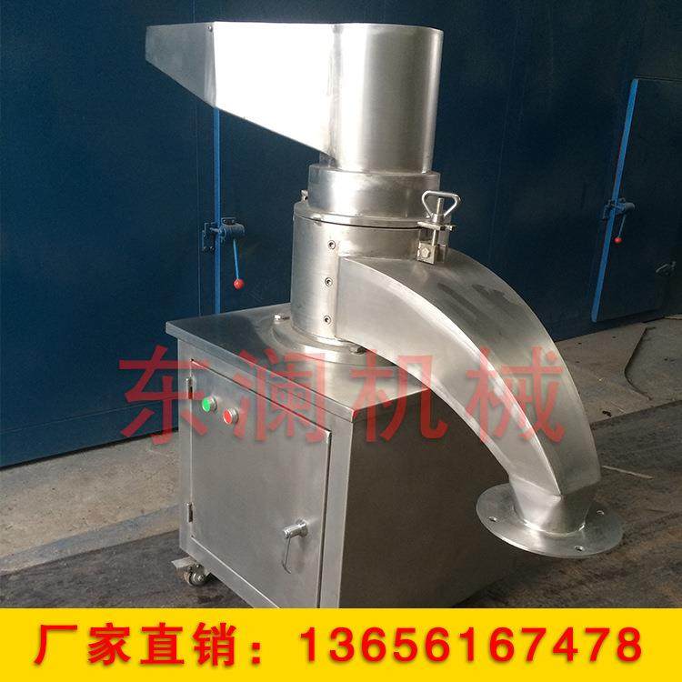 厂家直销树枝粗碎机树皮绞碎机不锈钢脱水山药片粉碎机