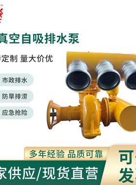 移动防汛泵车排涝泵市政排水工业排污自吸泵市政应急排水泵头HP14