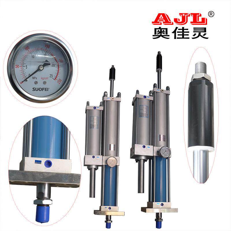 供应T增压行程15预值行程50到00可选气液增压气缸