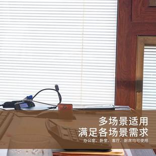 办公室阳光房门窗 电动中空玻璃内置百叶窗 铝合金百叶窗隔断窗帘