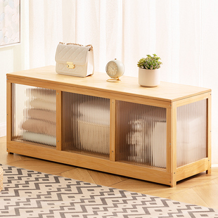 飘窗收纳柜阳台储物柜子杂物柜防B晒地柜空间利用置物架榻榻米炕