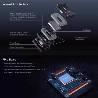 Holybro金属Pixhawk 6X MINI开源飞控无人机固定翼多旋翼垂起PIX4