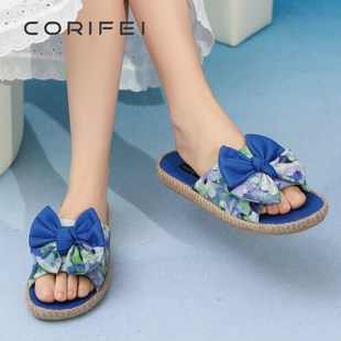 室内女士春秋四季 2025亚麻拖鞋 女士防滑盆底家用家居鞋 女夏季 拖鞋