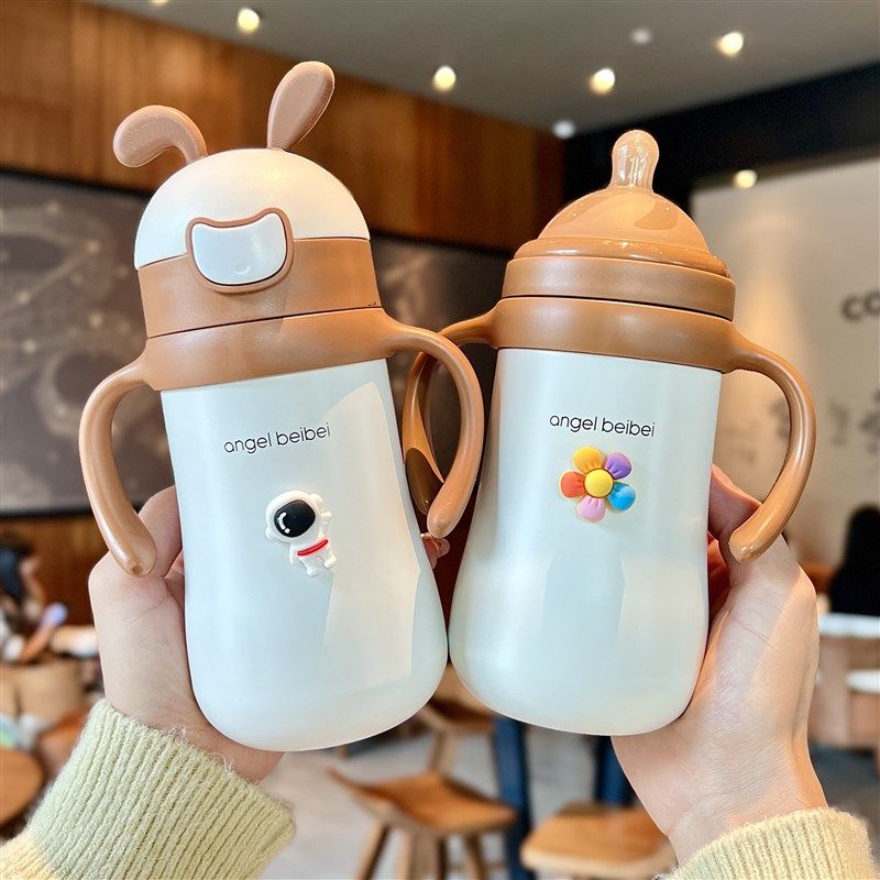 儿童保温杯小月龄一岁宝宝婴儿水杯喝水杯婴幼儿吸管奶瓶2岁以上,餐饮具,吸管杯,淘宝优惠券,粉丝福利购,淘宝优惠卷