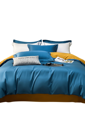 100支全棉长绒棉被套单件1.5米1.8m200x230x250加大被罩纯棉定制